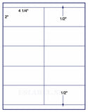 1,000 Uncoated White Matte Inkjet or Laser sheets with Permanent adhesive