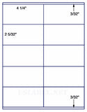 1,000 Uncoated White Matte Inkjet or Laser sheets with Permanent adhesive