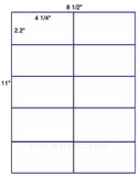 US2081-4 1/4''x2.2''-10 up on a 8 1/2" x 11" label sheet.
