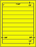 US3021-7 3/4'' x 1''-10 up on a 8 1/2" x 11" label sheet.