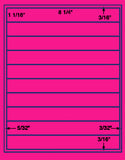 US3022-8 1/4''x1 1/16''-10 up on a 8 1/2"x11" label sheet.