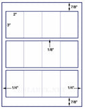 1,000 Uncoated White Matte Inkjet or Laser sheets with Permanent adhesive