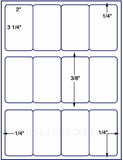 1,000 Uncoated White Matte Inkjet or Laser sheets with Permanent adhesive