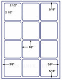 1,000 Uncoated White Matte Inkjet or Laser sheets with Permanent adhesive