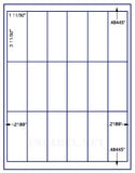 1,000 Uncoated White Matte Inkjet or Laser sheets with Permanent adhesive