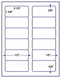 1,000 Uncoated White Matte Inkjet or Laser sheets with Permanent adhesive