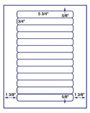 1,000 Uncoated White Matte Inkjet or Laser sheets with Permanent adhesive