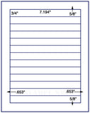 1,000 Uncoated White Matte Inkjet or Laser sheets with Permanent adhesive