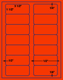 US3160-3 1/2''x1 1/2''-14 up on a 8 1/2"x11" label sheet.