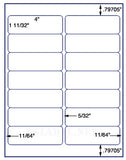 1,000 Uncoated White Matte Inkjet or Laser sheets with Permanent adhesive
