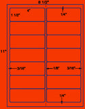 US3220-4''x1 1/2''-14 up on a 8 1/2"x11" label sheet.
