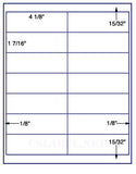 1,000 Uncoated White Matte Inkjet or Laser sheets with Permanent adhesive