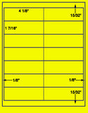 US3230-4 1/8''x1 7/16''-14 up on a 8 1/2"x11" label sheet.