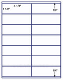 1,000 Uncoated White Matte Inkjet or Laser sheets with Permanent adhesive