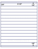 1,000 Uncoated White Matte Inkjet or Laser sheets with Permanent adhesive