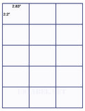 1,000 Uncoated White Matte Inkjet or Laser sheets with Permanent adhesive