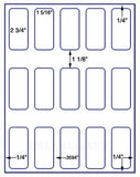 1,000 Uncoated White Matte Inkjet or Laser sheets with Permanent adhesive