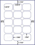 1,000 Uncoated White Matte Inkjet or Laser sheets with Permanent adhesive