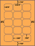 US3299-2.0910''x1.6276''-15 up on 8.5"x 11"label sheet.