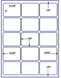 1,000 Uncoated White Matte Inkjet or Laser sheets with Permanent adhesive