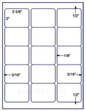 1,000 Uncoated White Matte Inkjet or Laser sheets with Permanent adhesive
