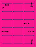 US3321-2 5/8''x2''-15up w/vert on a 8 1/2"x11" label sheet.