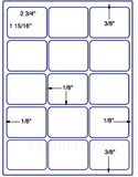 1,000 Uncoated White Matte Inkjet or Laser sheets with Permanent adhesive