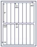 US3378-15/16''x5''- 16 up on a 8 1/2"x11" label sheet.