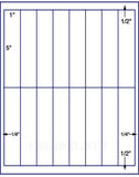 1,000 Uncoated White Matte Inkjet or Laser sheets with Permanent adhesive