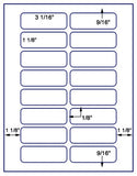 1,000 Uncoated White Matte Inkjet or Laser sheets with Permanent adhesive