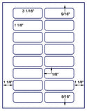 US3380-3 1/16''x1 1/8''-16 up on a 8 1/2"x11" label sheet.