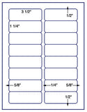 1,000 Uncoated White Matte Inkjet or Laser sheets with Permanent adhesive