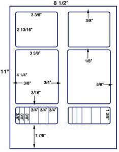 US3387-3 3/8''x2 13/16''-16 up on a 8 1/2"x11"label sheet.