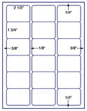1,000 Uncoated White Matte Inkjet or Laser sheets with Permanent adhesive