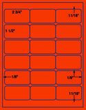 US3399-2 3/4''x1 1/2''-18 up on a 8 1/2"x11" label sheet.