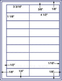 1,000 Uncoated White Matte Inkjet or Laser sheets with Permanent adhesive