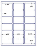 1,000 Uncoated White Matte Inkjet or Laser sheets with Permanent adhesive