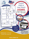 [Buy The Best Selling Premium Quality American Made Blank Labels & Custom Label Sheets Online]-USLABEL.NET