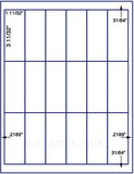1,000 Uncoated White Matte Inkjet or Laser sheets with Permanent adhesive