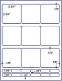 1,000 Uncoated White Matte Inkjet or Laser sheets with Permanent adhesive