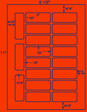 US3408-3"x1.1/8''-19 up on a 8.5"x11" label sheet.