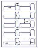 1,000 Uncoated White Matte Inkjet or Laser sheets with Permanent adhesive