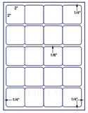 1,000 Uncoated White Matte Inkjet or Laser sheets with Permanent adhesive