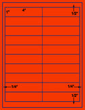 US3441-4''x1''-20 up on a 8 1/2" x 11" label sheet.