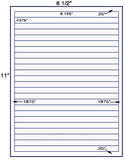 US3502-8.125"x.4375"-24 up on a 8 1/2" x 11" label sheet.