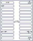 US3520-3 1/2''x3/4''-24 up on a 8 1/2" x 11" label sheet.