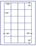 1,000 Uncoated White Matte Inkjet or Laser sheets with Permanent adhesive