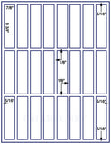 US3540-7/8''x3 3/8''-24 up on a 8 1/2" x 11" label sheet.