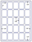 US3547-1 1/2''x2''-25 up on a 8 1/2"x11" label sheet.