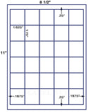 US3644-1.625''x1.75"-30 up on a 8 1/2"x11"label sheet.